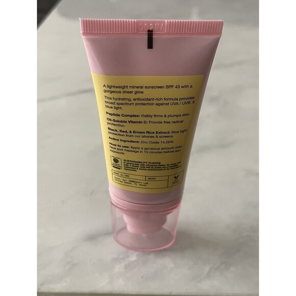 New Inn Beauty Project Mineral Sun Glow Fair Medium 1.7 oz SPF 43 New Exp 4/26 - Picture 2 of 2